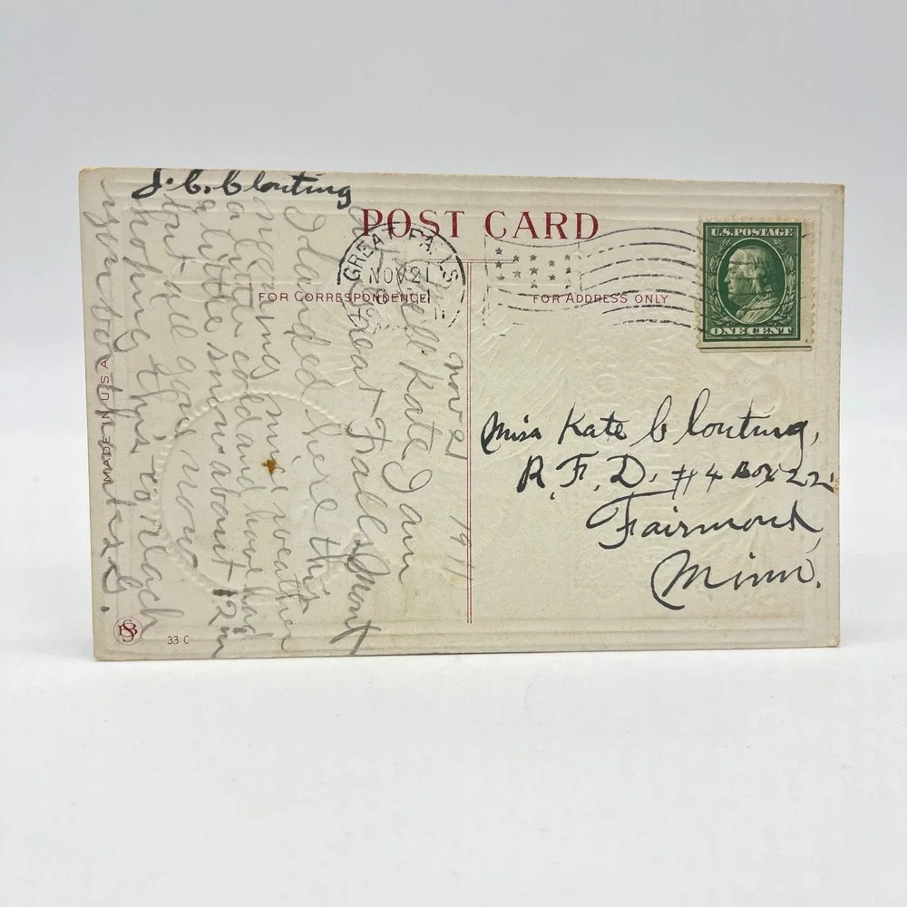 Antique Postcard Collection Lot‎ of 56 Single Recipient Holiday Christmas